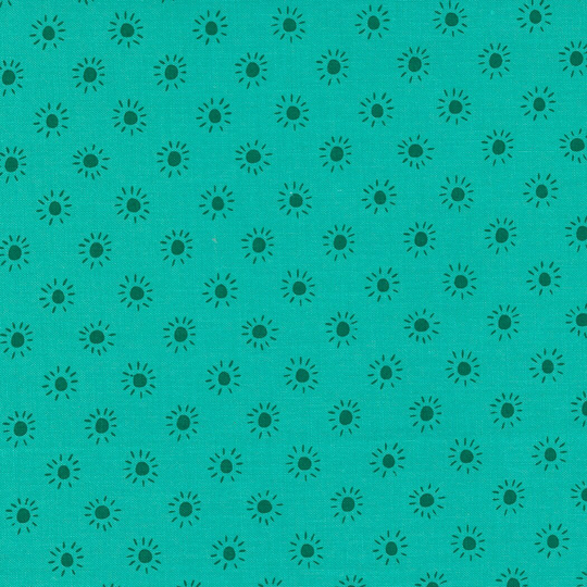 Jungle Paradise Geometric Blender Suns - Peacock 1/4 Yard