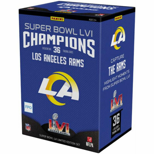 Los Angeles Rams Super Bowl Lvi Championship Box Set By Panini | Factory Sealed
