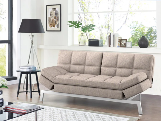 Coddle Toggle Modern Ash Polyester/Blend Reclining Sleeper in Brown | COTO3SFAH