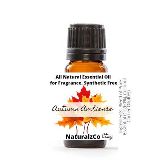 Autumn Ambience | Fall Scent All Natural Aroma For Fragrance Oil Essential Blend 10 Ml Naturalzco
