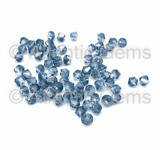Montana Blend 4mm Swarovski 5328 Bicone - 72Pcs
