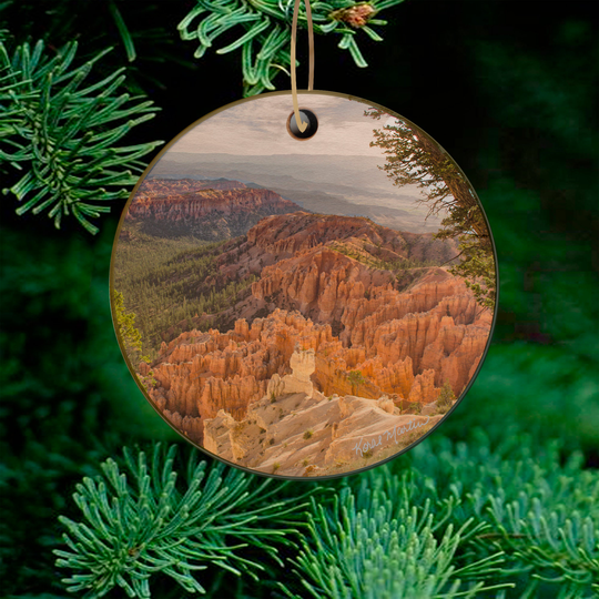 Bryce Canyon Wood Ornament, Utah Beautiful Art For Christmas Tree, Art, National Park