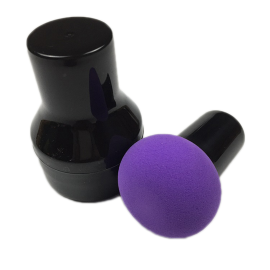 Mushroom Head Shape Blender Foundation Contour Base Powder Puff Makeup Tool - purple