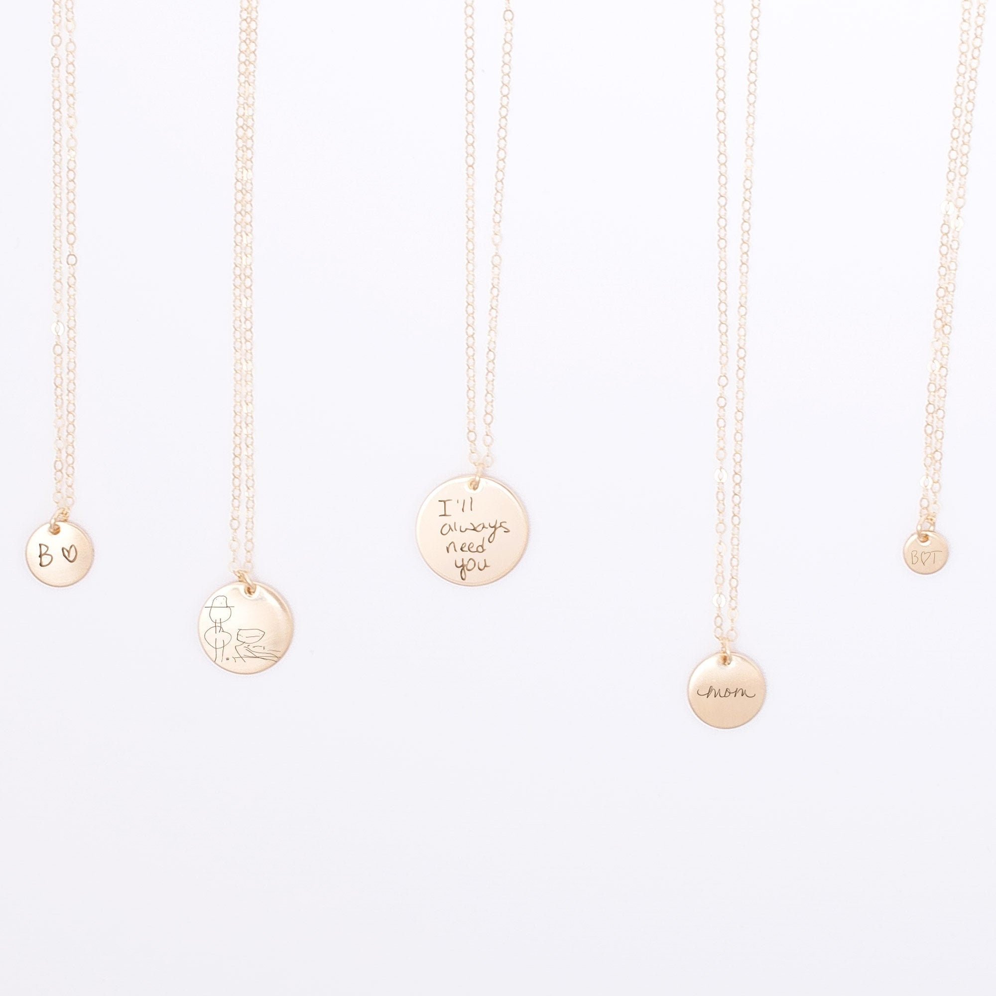 Remembrance Necklace, Handwriting Necklace Gift, Dad Memorial Loss Of Meaningful Jewelry Mother, Sister, Brother