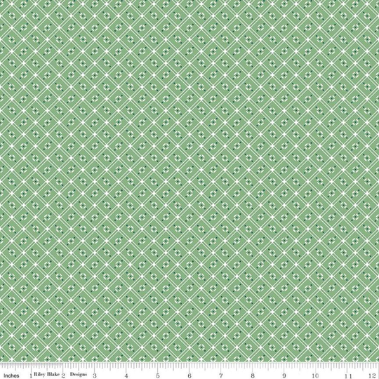 Cook Book Linoleum Alpine By Lori Holt For Riley Blake Designs - End Of Bolt