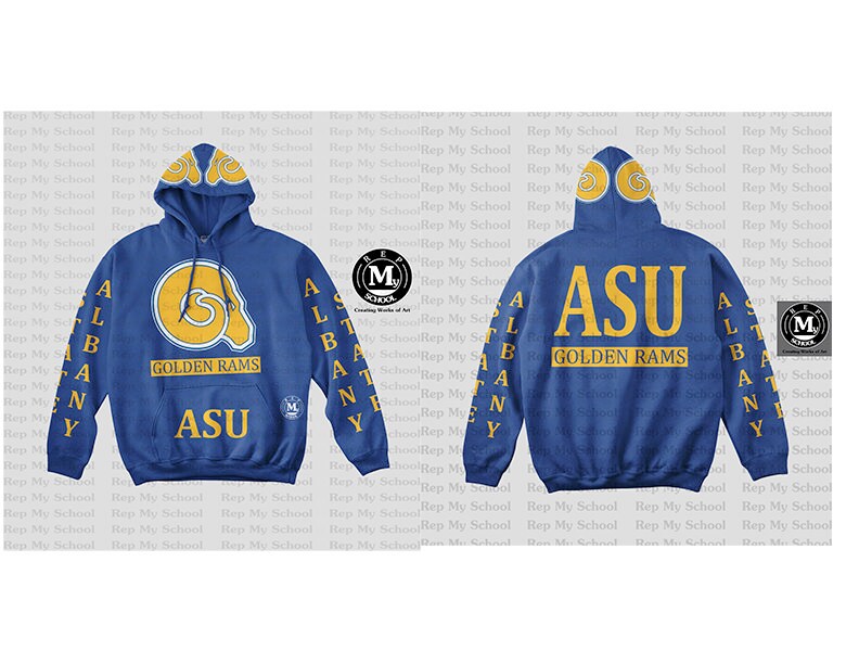 Albany State University, Golden Rams, Asu, Asu Sweatshirt, Hbcu Hoodie, Apparel