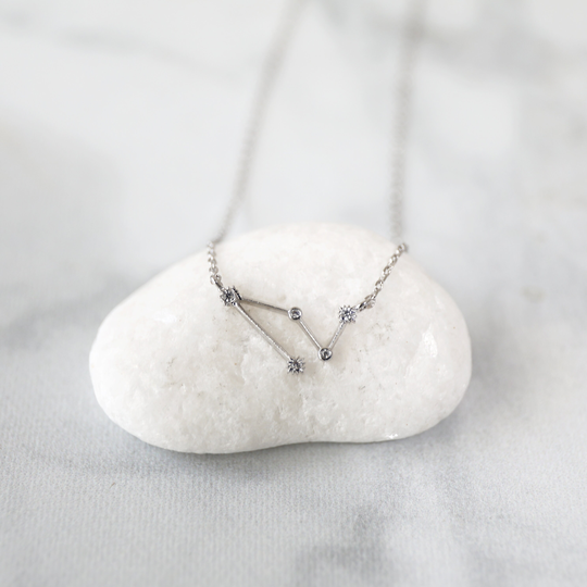Capricorn Necklace, Zodiac Jewelry, Celestial Jewelry, Constellation Necklace, December Birthday Gift, January Gift, Bridesmaid Gift