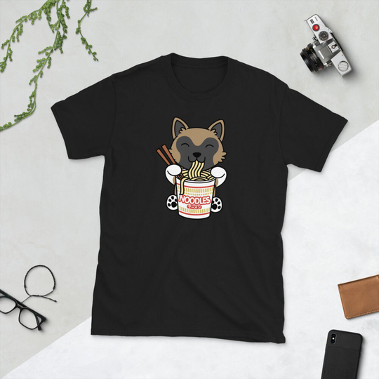 Instant Ramen Akita T-Shirt, American Dog Shirt, Funny Gift