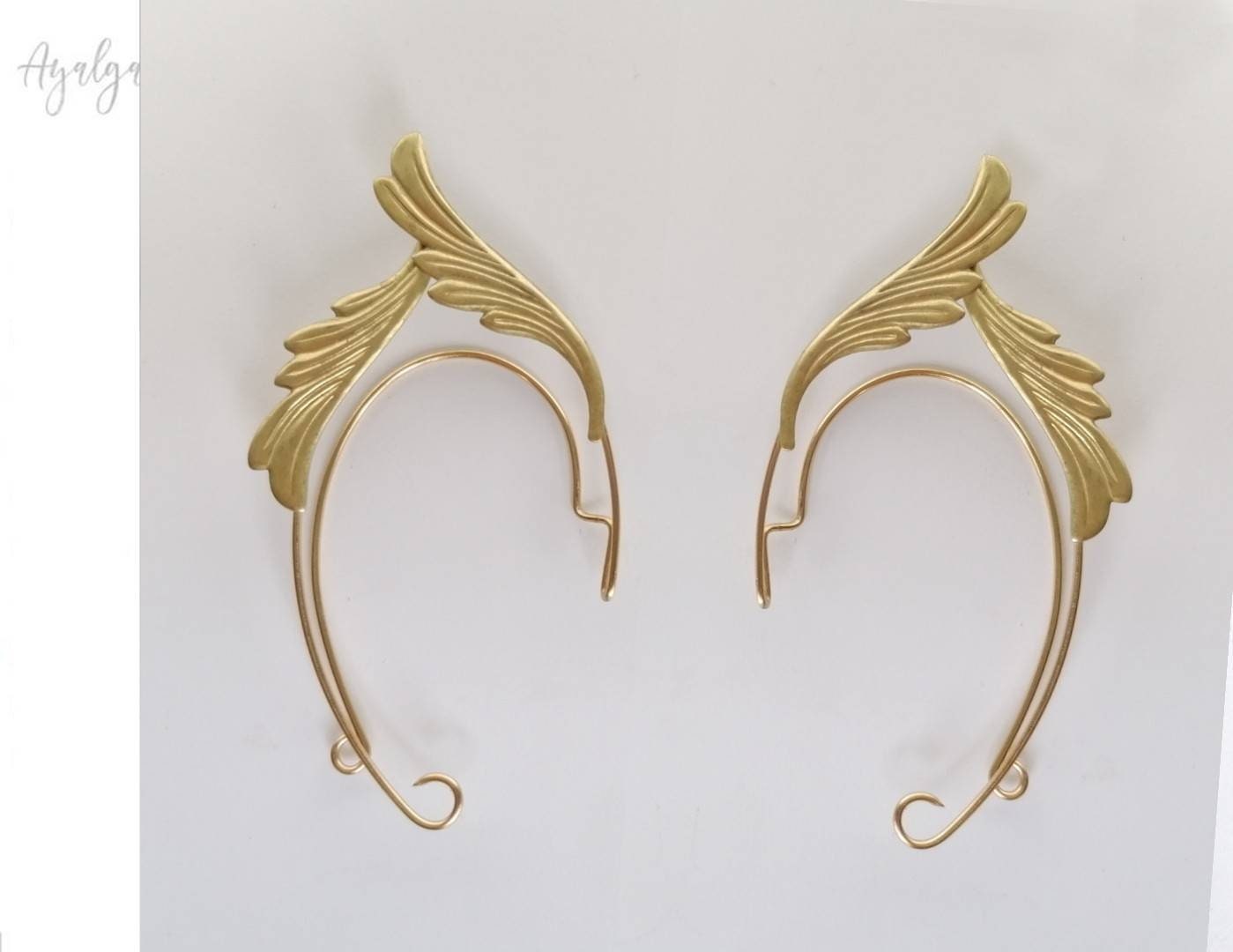 Wings Golden Ear Cuffs - Elvish Earring