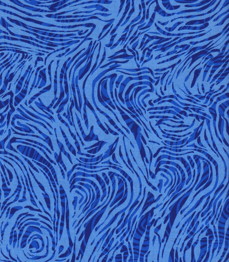 Vortex Royal Blue Tone On Blender By Foust Textiles 45 Inches Wide 100% Cotton Fabric Ft-49661-201