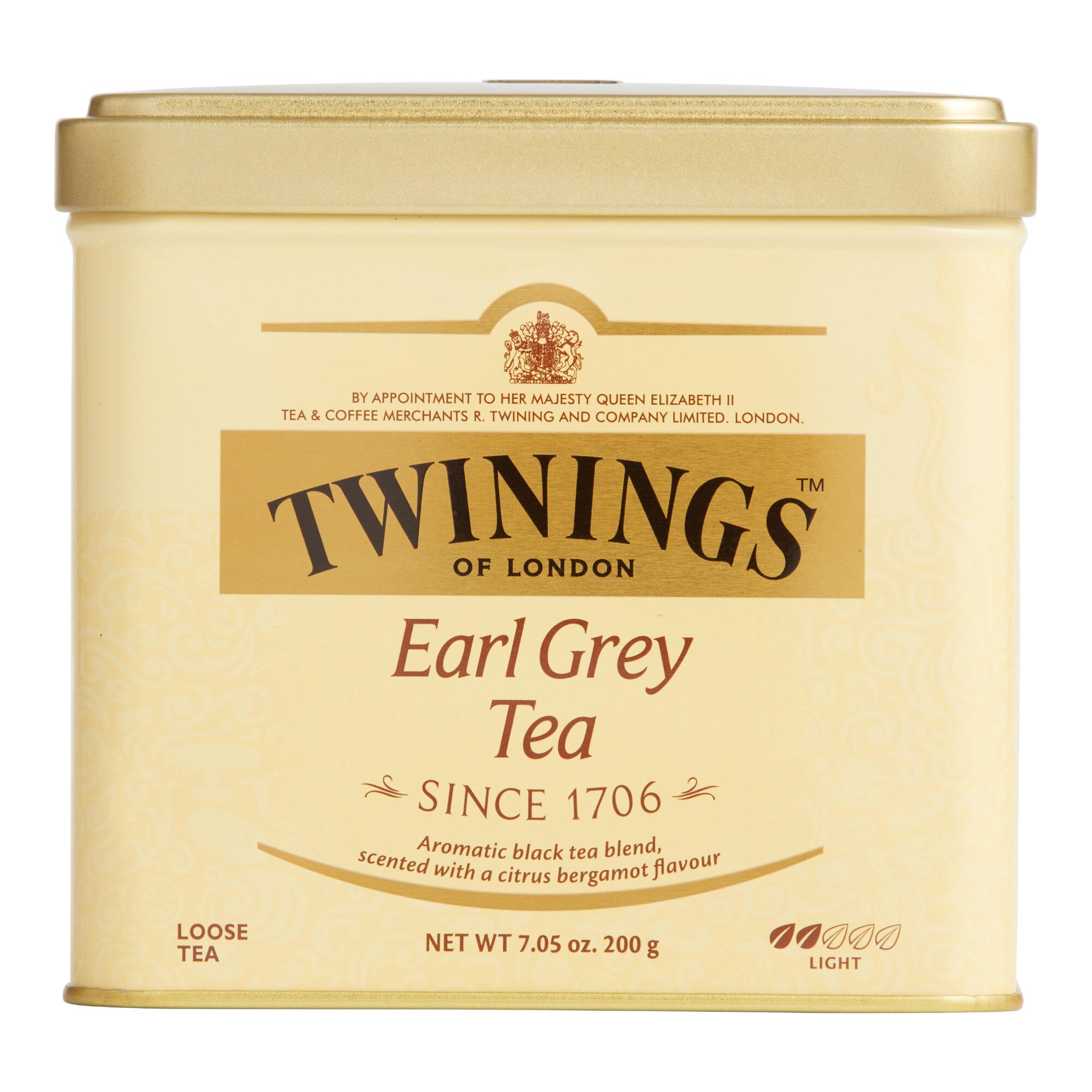 Twinings Earl Grey Loose Leaf Tea Tin by World Market