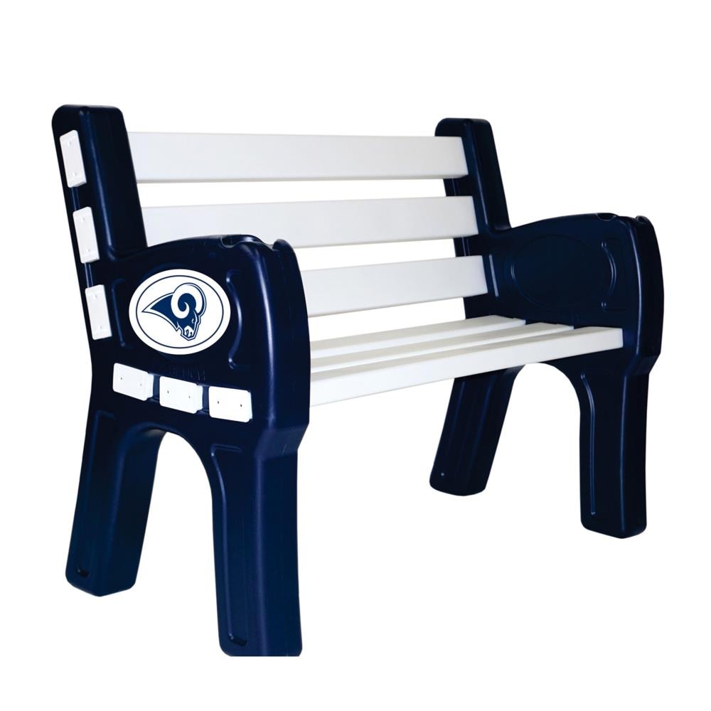 Imperial International os Angeles Rams 48-in NF Recycled Plastic Park Bench | IMP 188-1035