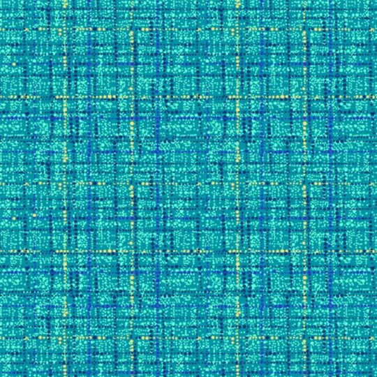 Coco ~ Caribbean Textured Grid Blender Cotton Fabric, Michael Miller 100% Blue Caribbean Coco
