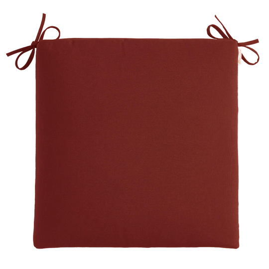 Sunbrella Terracotta Canvas Outdoor Patio Chair Cushion: Orange - Acrylic by World Market