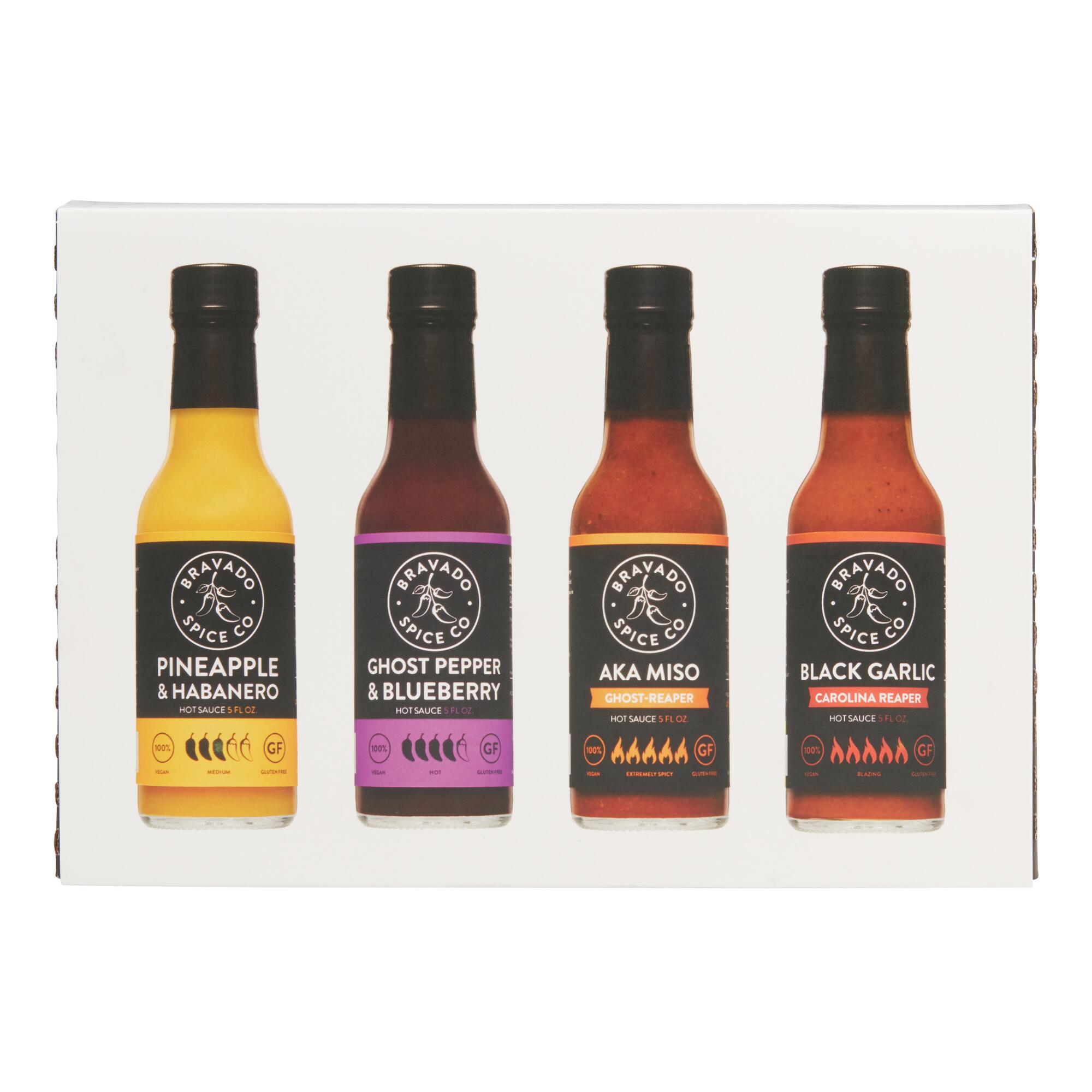 Bravado Spice Hot Sauce Gift Set 4 Pack by World Market