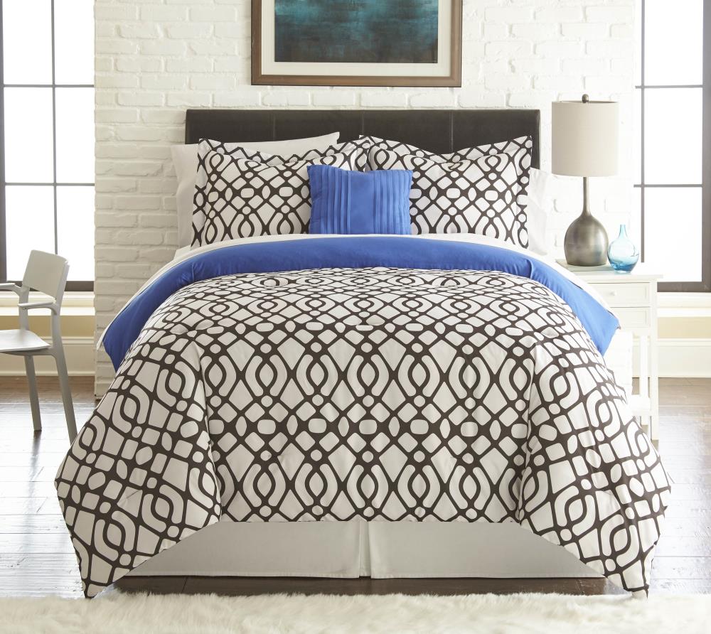 Amrapur Overseas Printed reversible comforter set Multi Multi Reversible Twin Comforter (Blend with Polyester Fill) | 4BNB68RG-GLU-TN