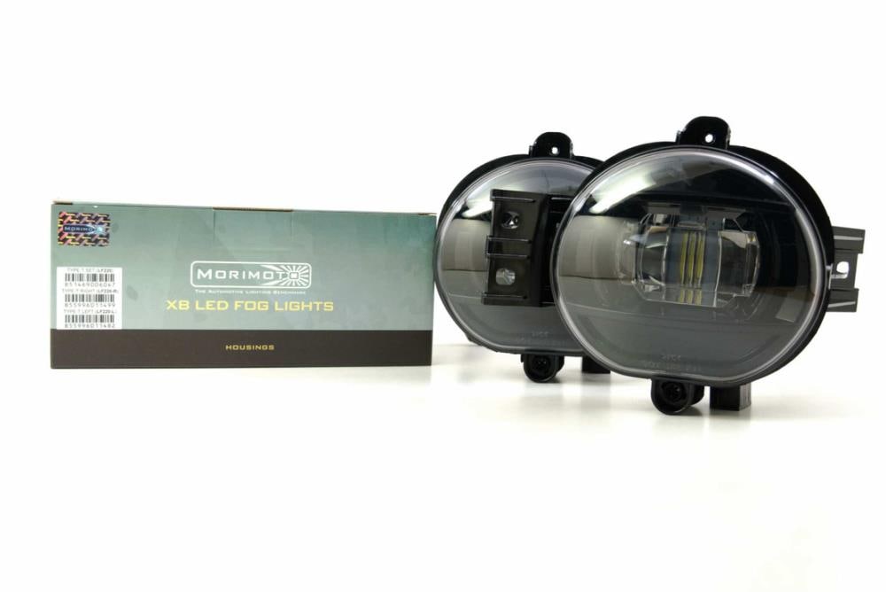 Morimoto XB LED Fog Light Plug and Play Complete Replacement Housing Assembly: Type Ram Oval (Set/Black) | LF292