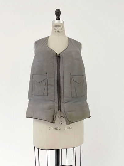 40S Vintage Distressed Tapatco Padded Vest