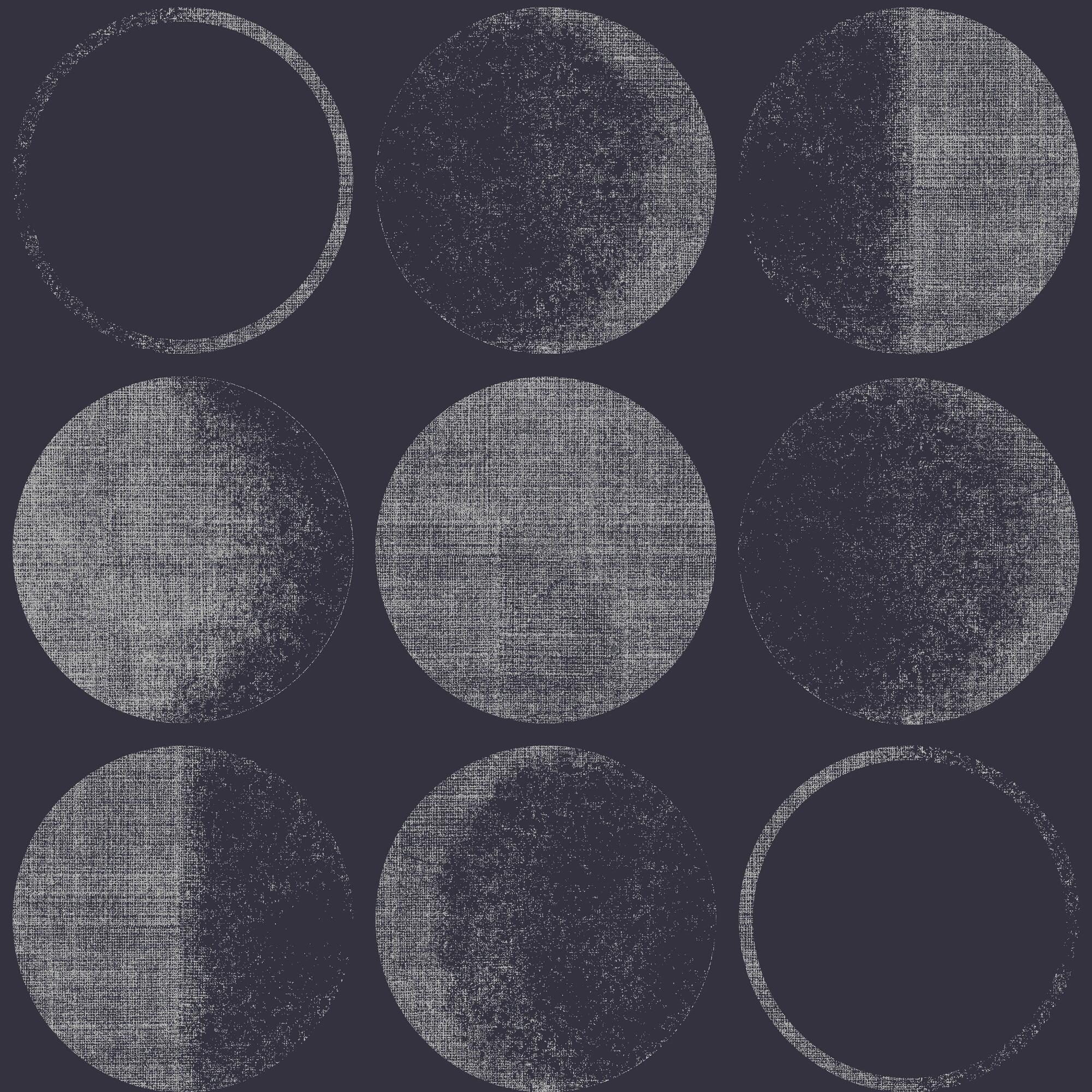 Navy And Gray Moons Peel And Stick Wallpaper: Blue by World Market