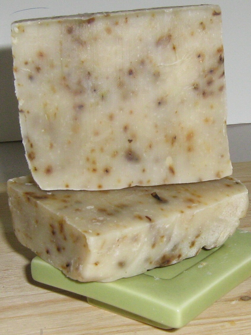 Herb Garden Soap Extremely Dry Skin // Rosemary Mint Lavender Super Moisturizing Cupuacu Butter Shea Handmade Cold Process Vegan