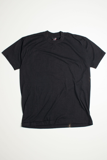 Black 50/50 Blend Single Stitch Vintage T-Shirt
