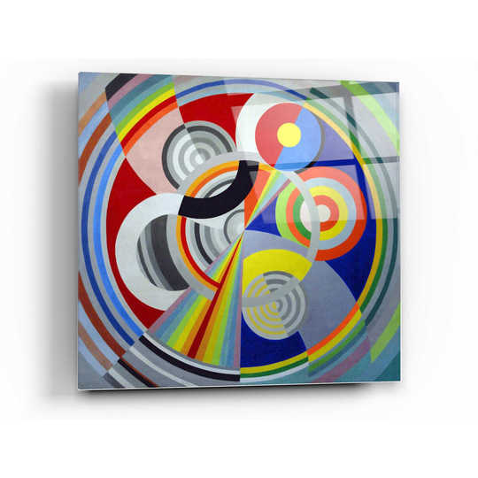 Acrylic Glass Wall Art "Rythme N1' By Robert Delaunay