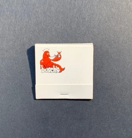 Vintage Matchbook, Buschs, Chesapeake Inn, Restaurant, Annapolis, Maryland, with All 28 Match Sticks, Free Ship in Usa
