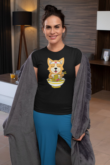 Corgi Japanese Ramen Lover Shirt, Funny T-Shirt, Pembroke Welsh Dog Tee