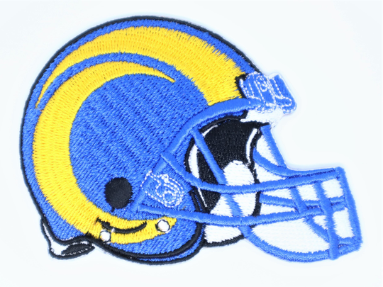 Los Angeles Rams Helmet Embroidered Iron On Patch
