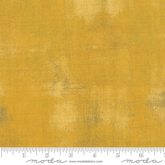 Grunge Basics - Mustard- Texture Blender in Gold Yellow Cotton Quilt Fabric Material Basic Grey For Moda Fabrics 30150-282 | W8175