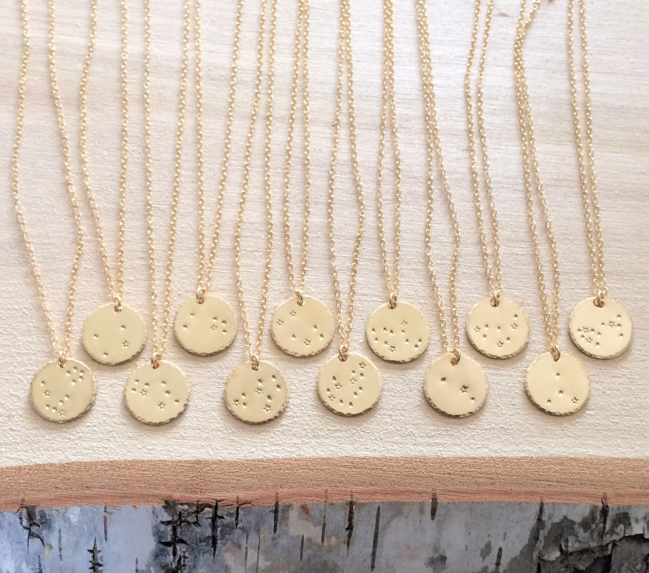 Virgo Constellation Necklace, Virgo Birthday Gift, Sign Zodiac Birthday Gift, Friendship Necklace Long Distance Best Friend Gift