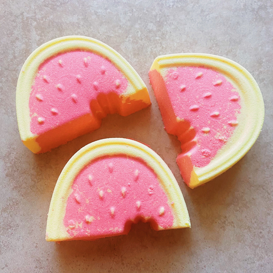 Watermelon Lemonade Bath Bomb/Summer Skincare Bath Fizzy Spa Relaxation Gift For Her Girl Handmade