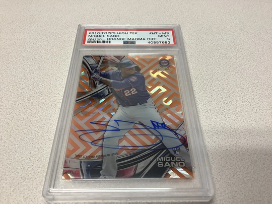 2016 Miguel Sano Rc Auto 17/25 Psa 9