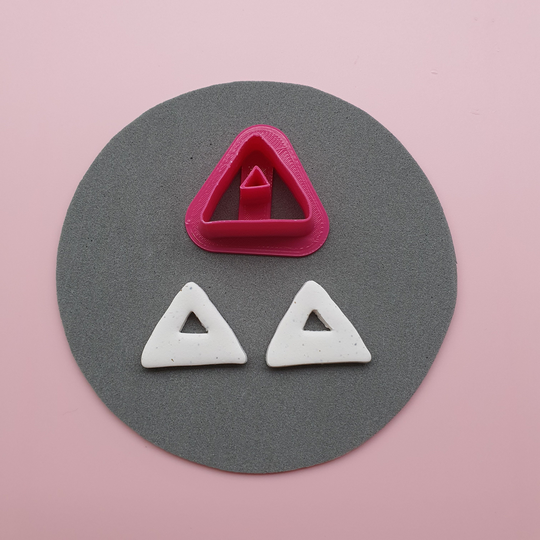 Clay Cutters Jewelry Earrings Geometric Triangle Shape Cutter