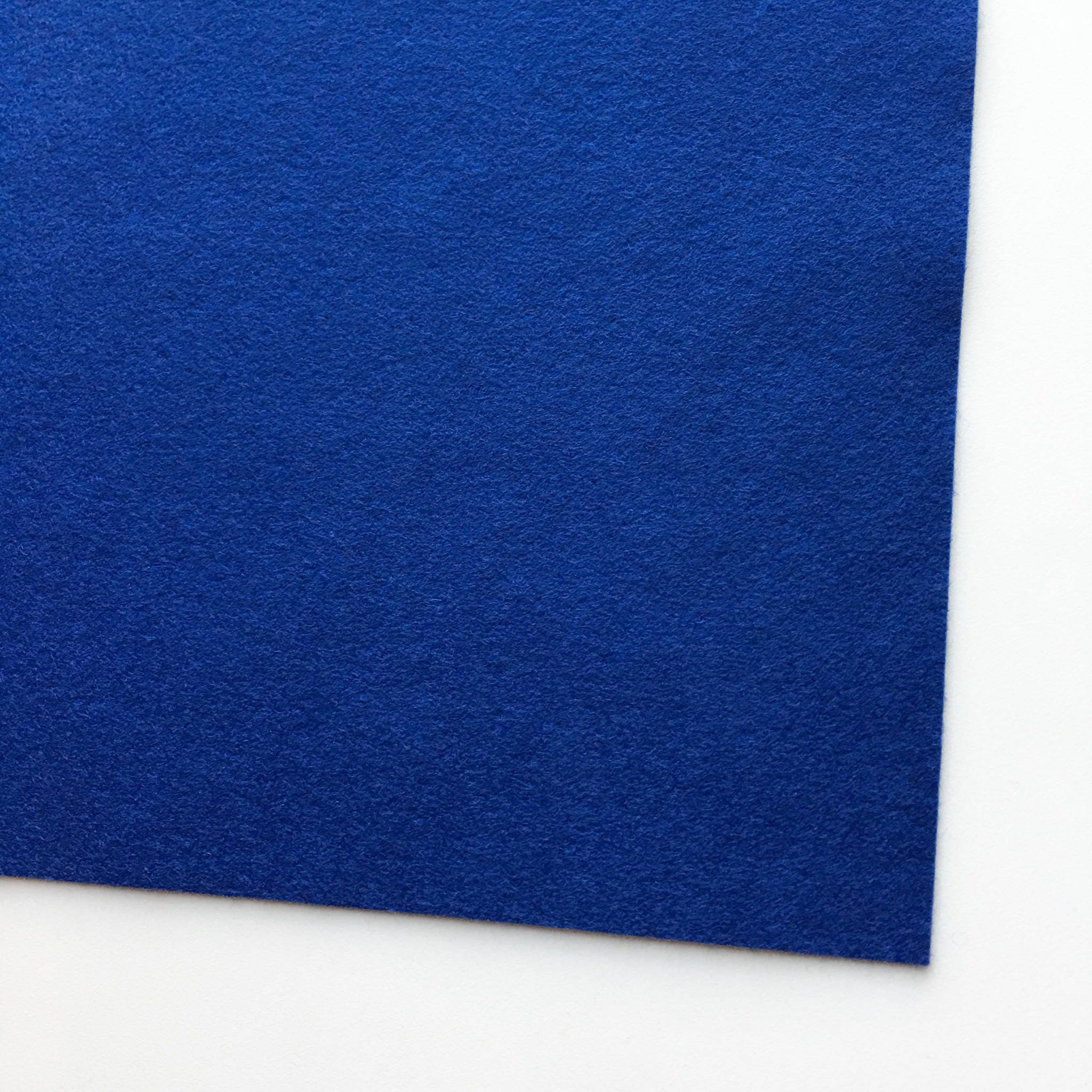 Royal Blue Wool Blend Felt