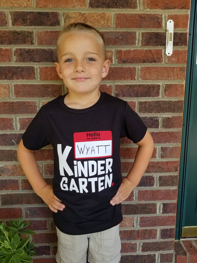 First Day Shirt, Kids Kindergarten Top, School