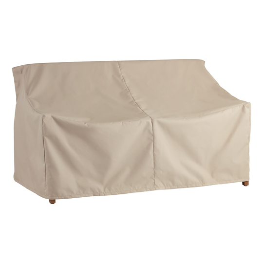 Zaragoza Outdoor Patio Bench Cover: Brown - Polyester by World Market