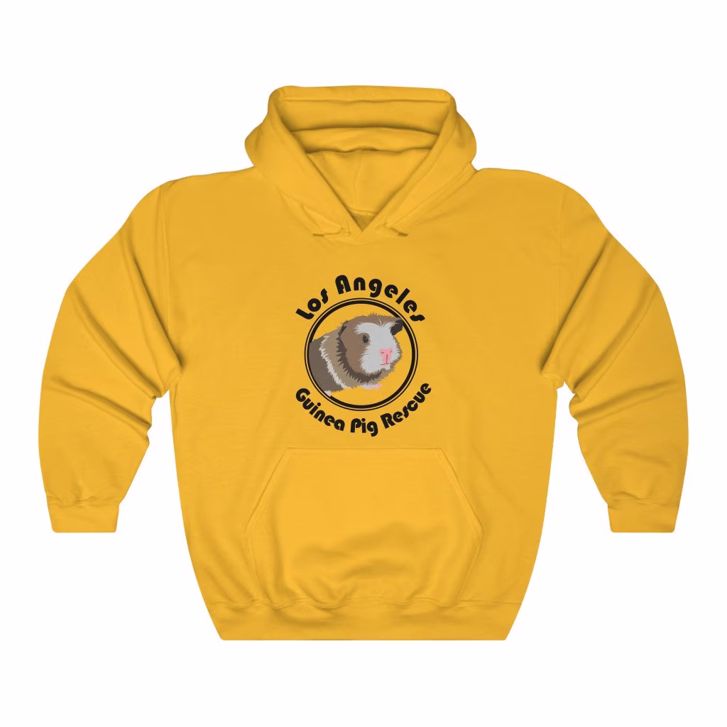 Unisex Heavy Blend Hooded Guinea Pig Rescue Sweatshirt