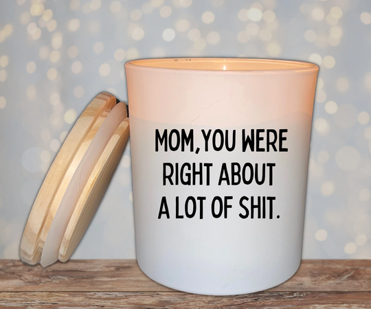 Funny Gift For Mom, From Daughter To Mother, Son, Mother's Day Gift, Gift Mothers Candle, Sarcastic Mom Gift, Dad