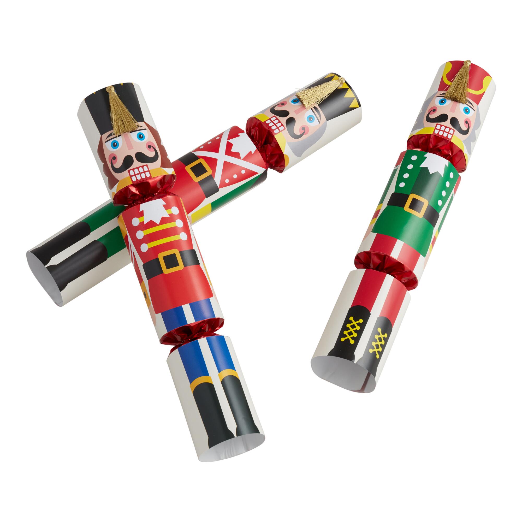 Large Traditional Nutcracker Crackers 6 Count: Multi - Paper by World Market