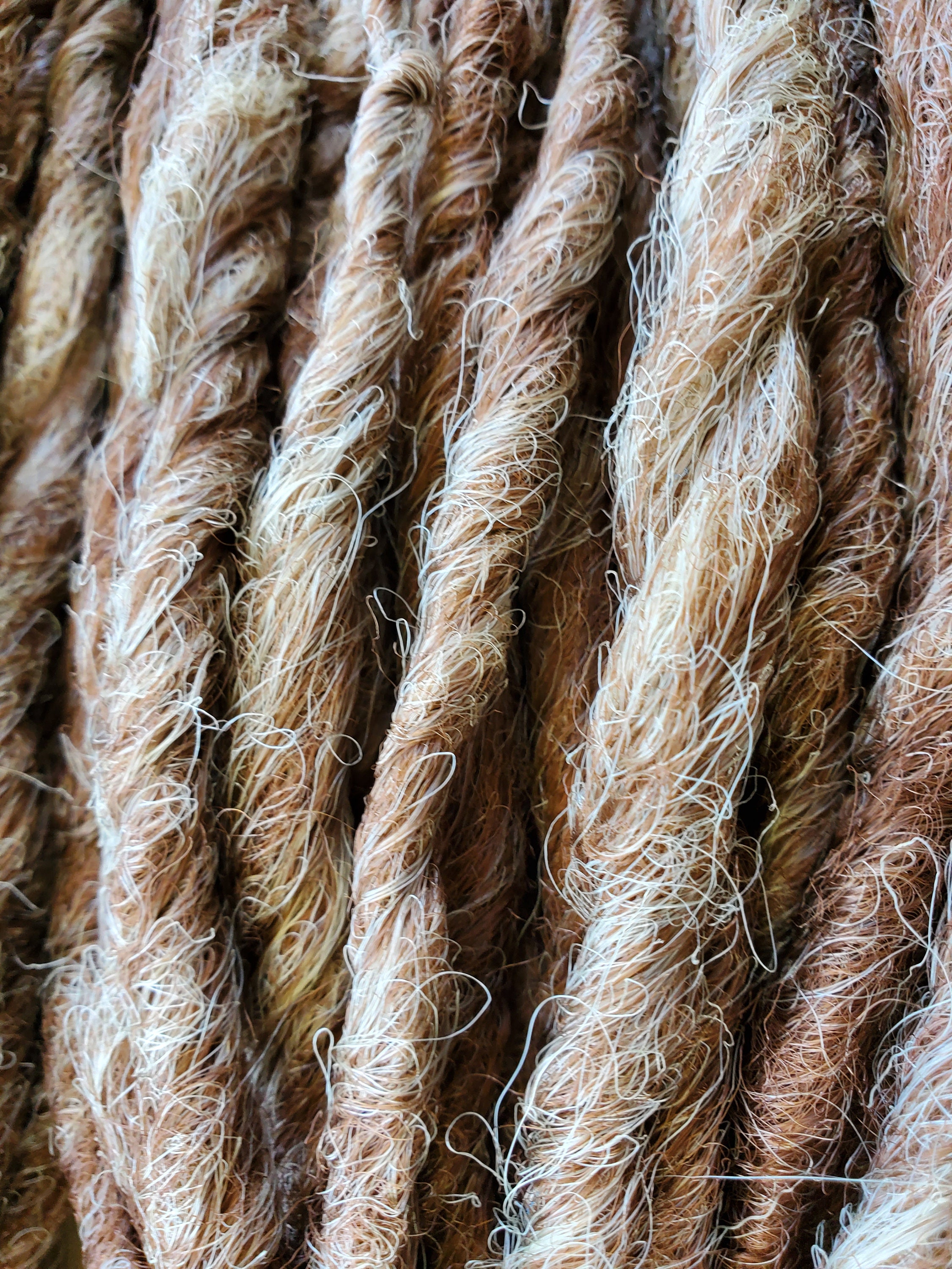 60 Natural Knotty Medium Blonde Blend Dreads Dreadlocks Hair Extensions Braids Locs New Handmade