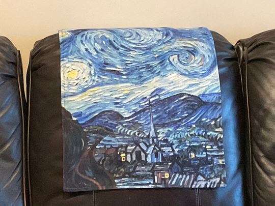 Headrest Cover For Furniture Slipcover Protectors Recliner Headrest Starry Nights Sofa Covers