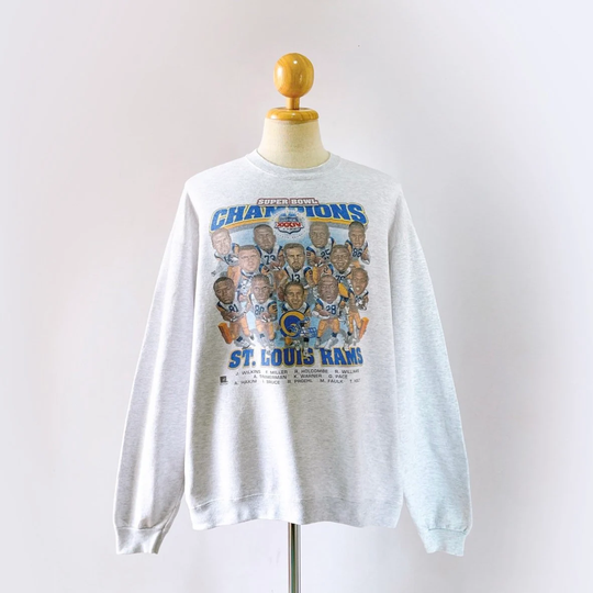 Vintage St. Louis Rams Nfl Football Sweatshirt | Size Xl
