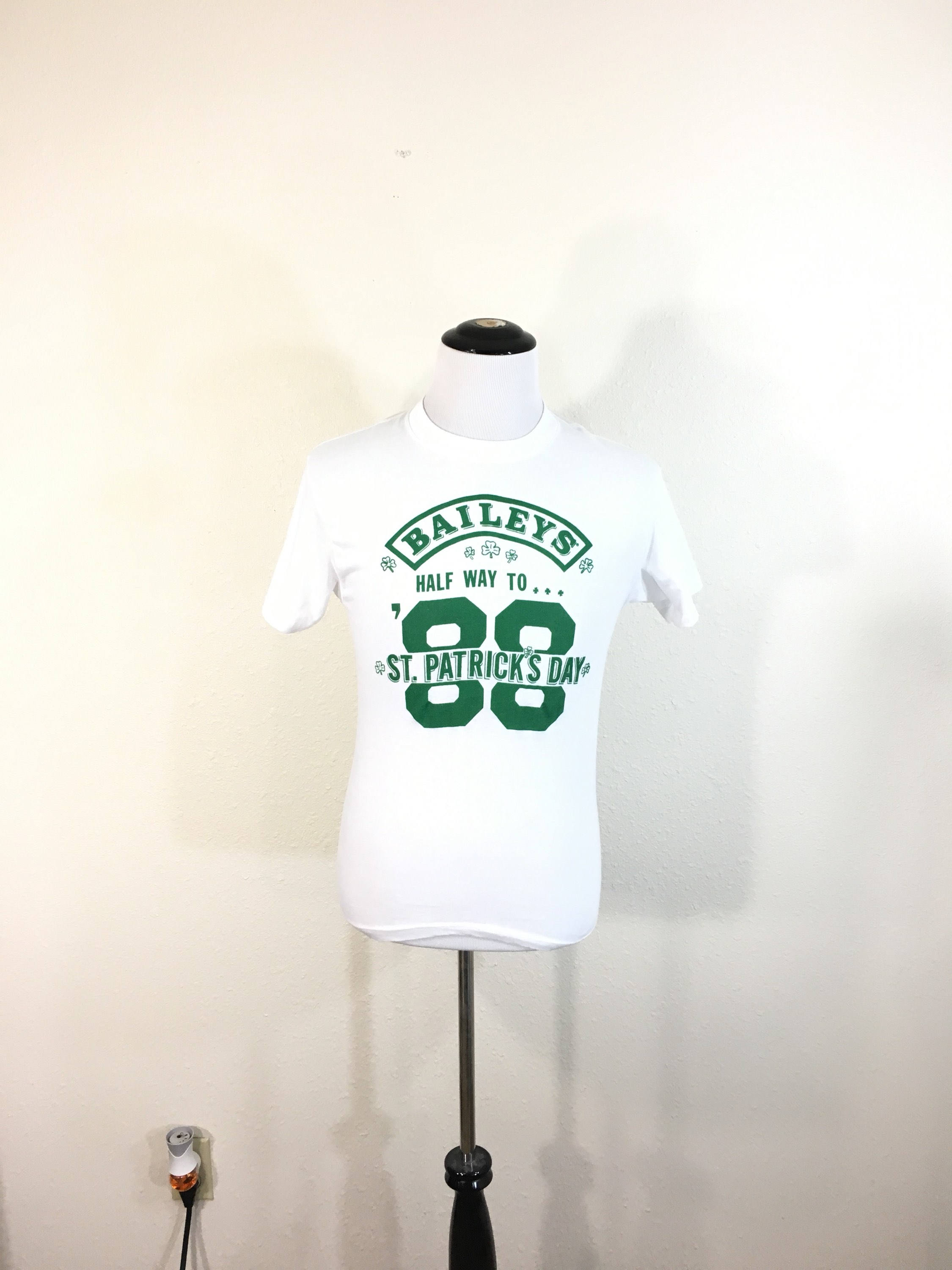 80's Vintage 50/50 Blend St.patrick's Day T-Shirt Size L