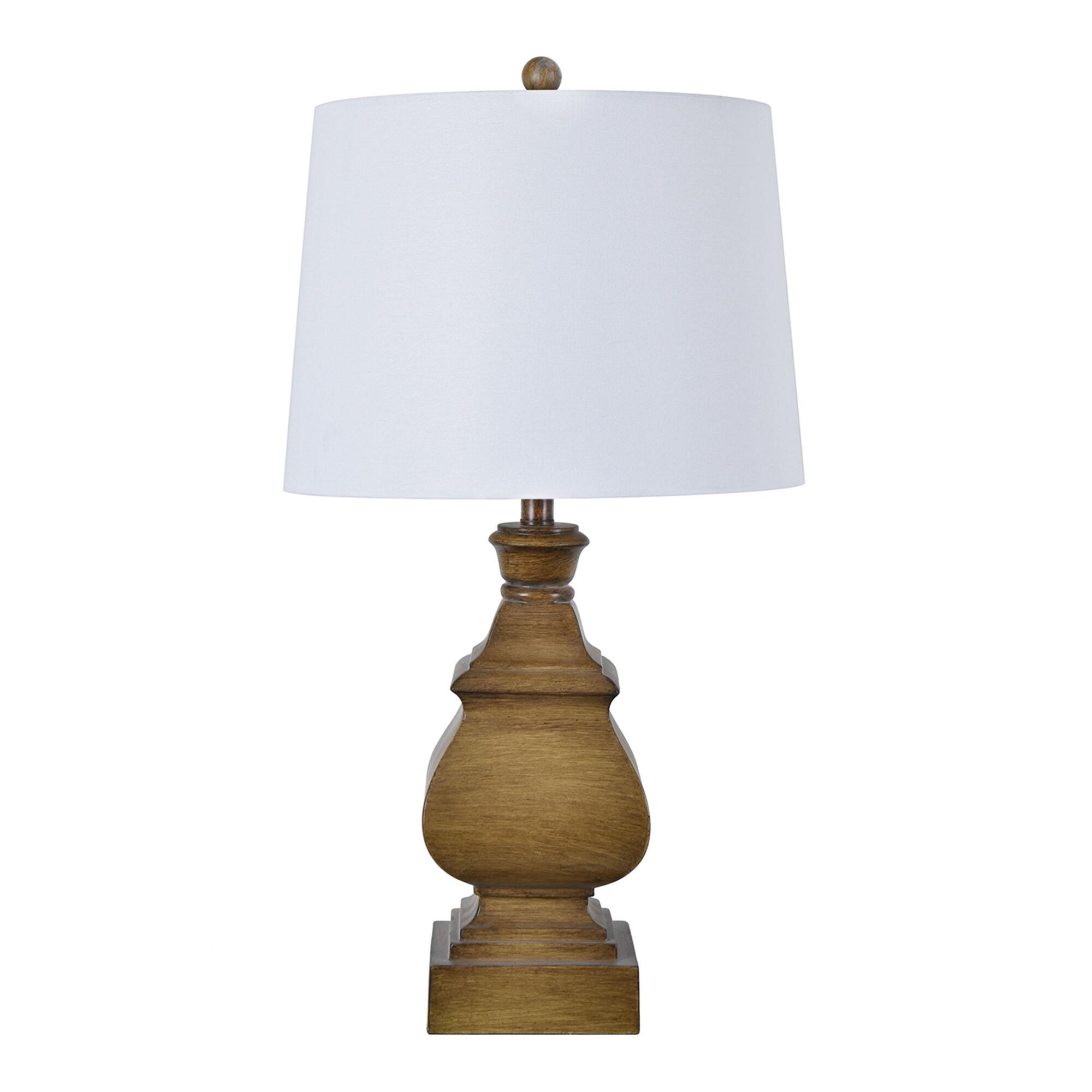 Brown Pillar Catlan Table Lamp by World Market