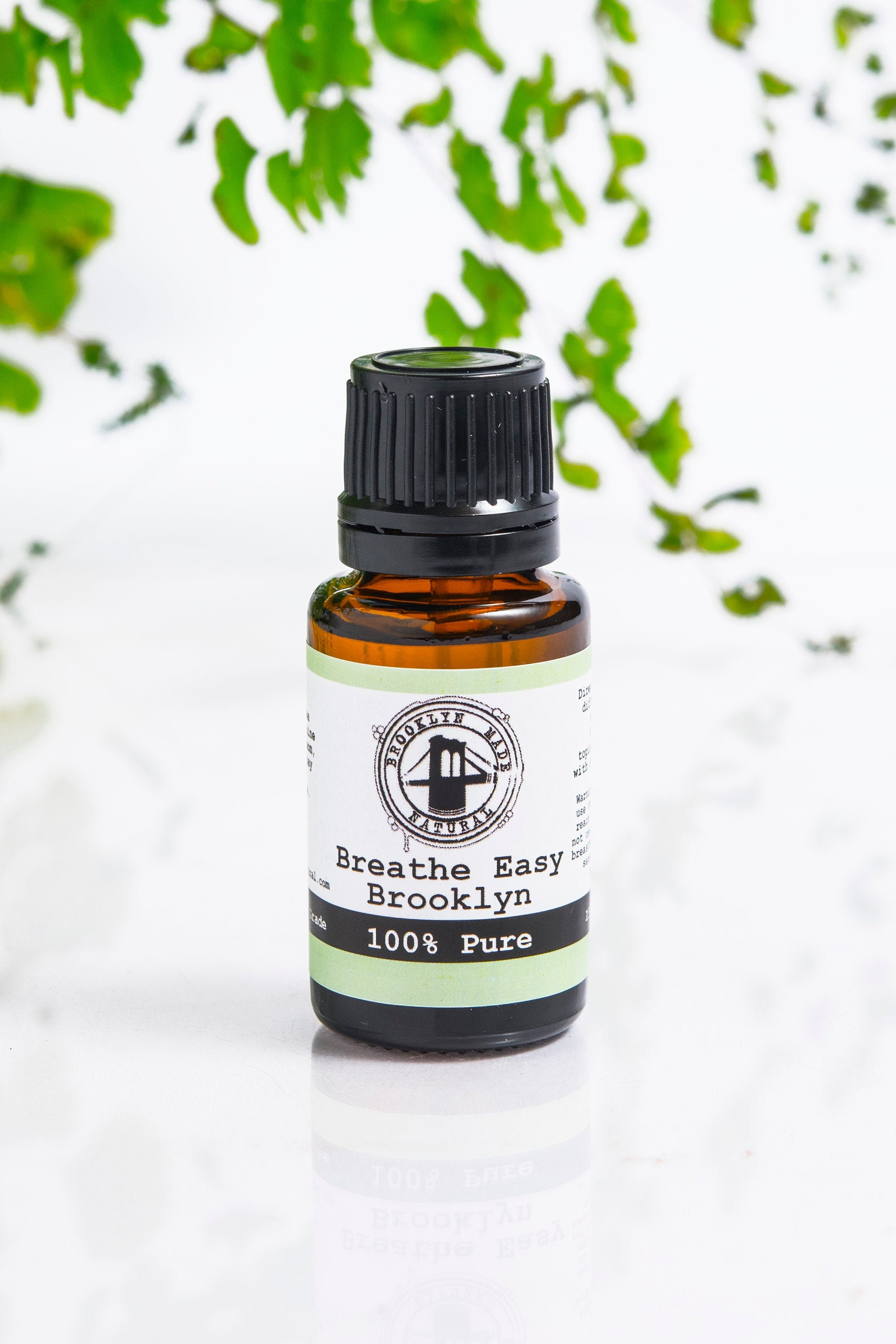 Breathe Easy Essential Oil Blend, 15Ml, Brooklyn Steam Distilled, Cleansing, Decongestant, Refreshing Oil