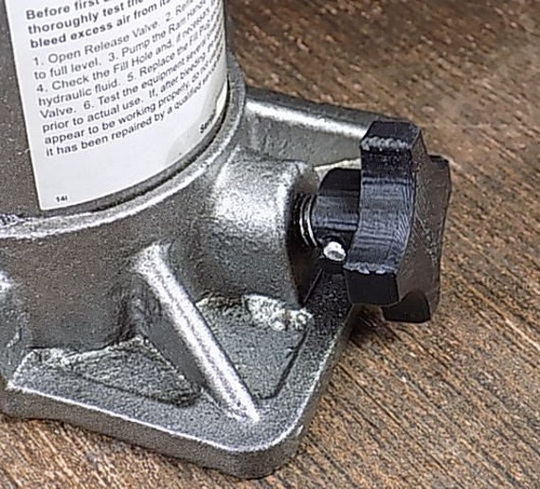 Hydraulic Press Release Valve Knob | 6 Ton Press