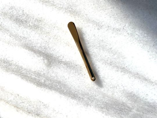 Cosmetic Spatula // Gold Balms & Moisturizers