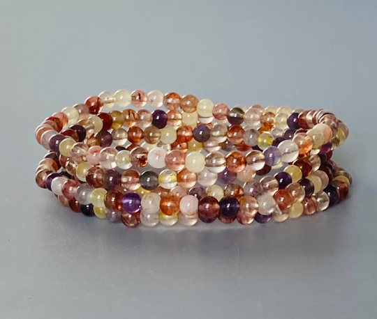 Auralite Small Bead Bracelet