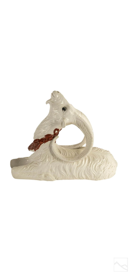 Ceramic Ram - Large Italian Modern Ceramic Art Pottery Ram Sculpture